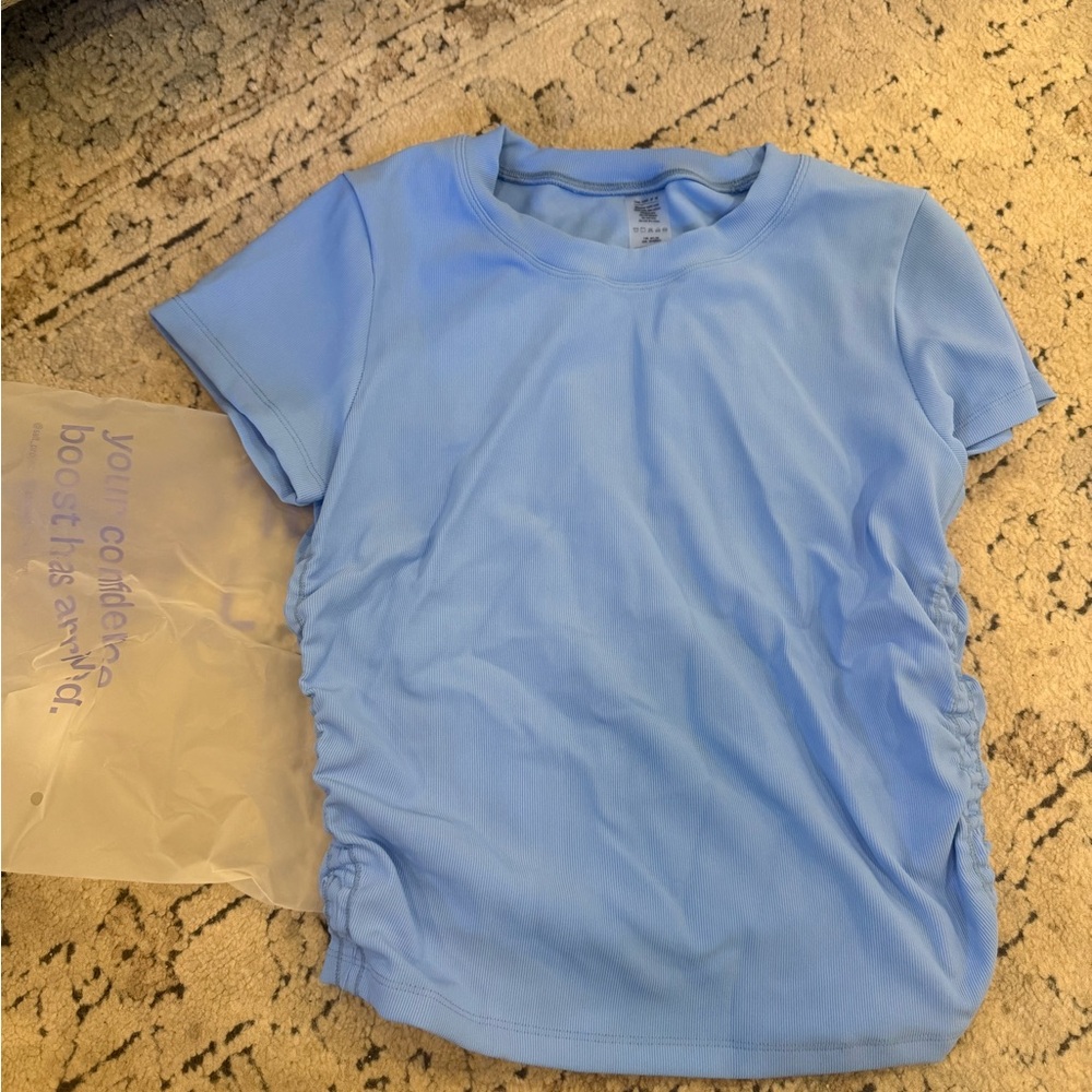 Women's Light Blue Short Sleeve Tee
